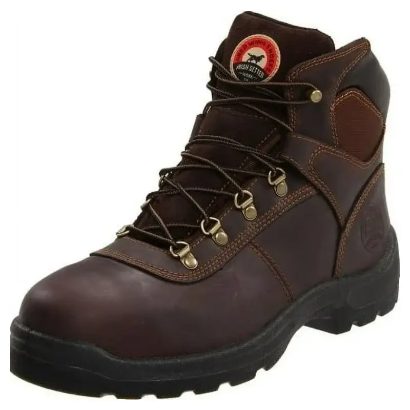 Irish Setter Mens Ely Steel Toe Work Brown Boot