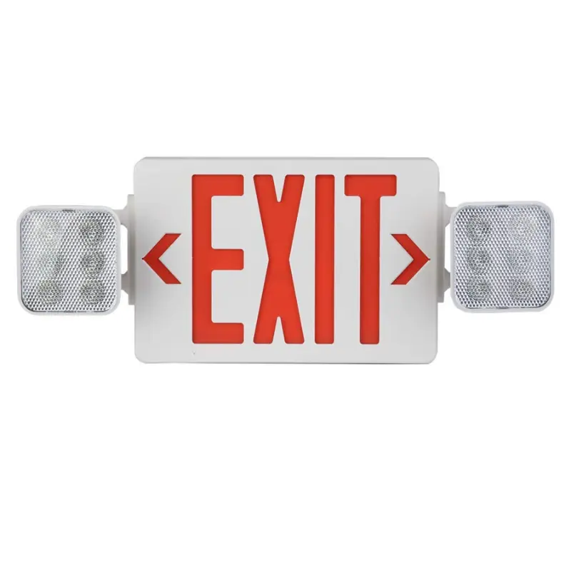 LED Emergency Light with Exit Sign